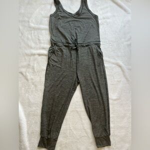 Joe Fresh Gray Sleeveless Jumpsuit